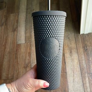 Starbucks Matte Black Bling Cold Cup 24oz Tumbler